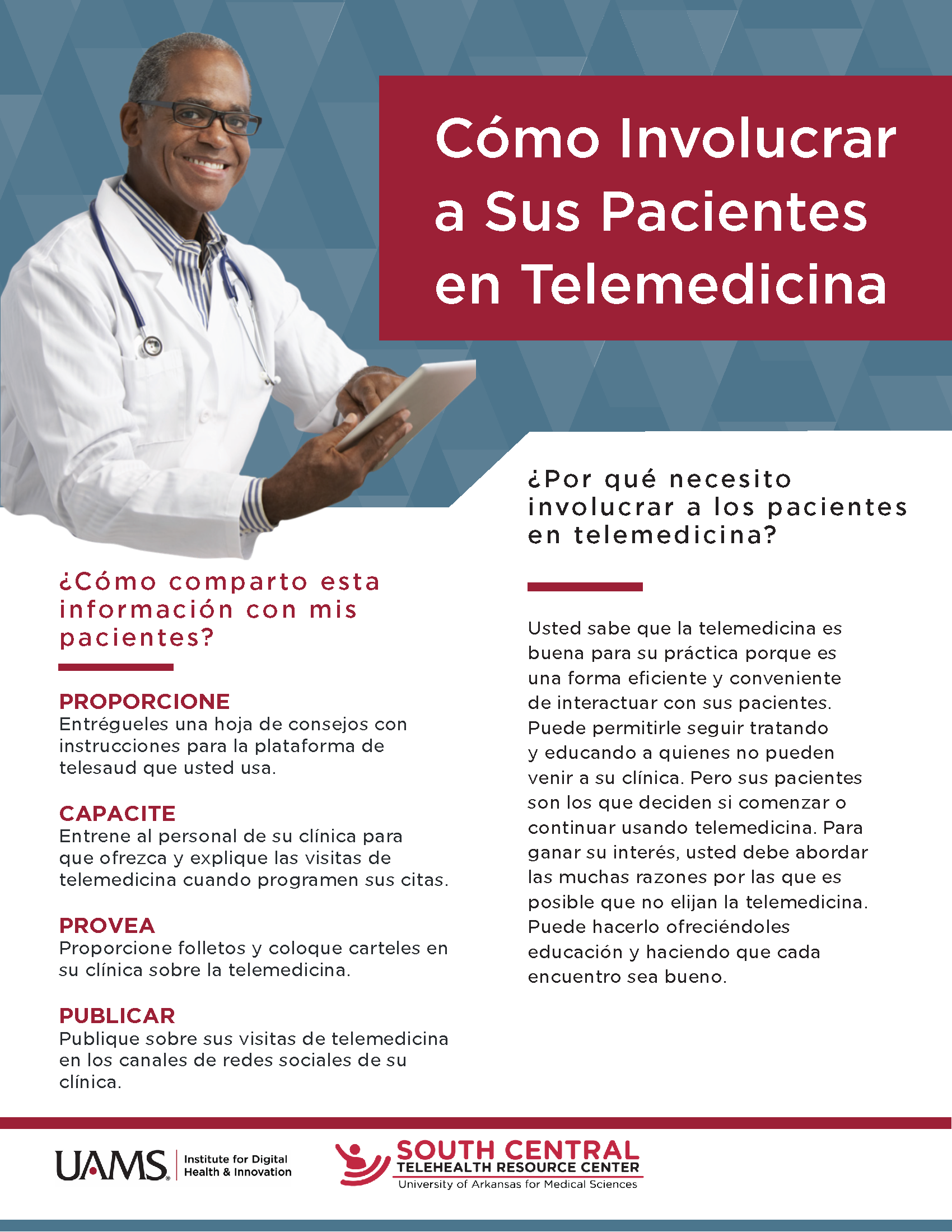 UPDATED Guides Now In Spanish! Get the Most from Your Telemedicine Appointment