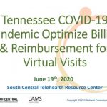 Telehealth Workshop Series: Focus Tennessee - COVID-19 Billing & Reimbursement